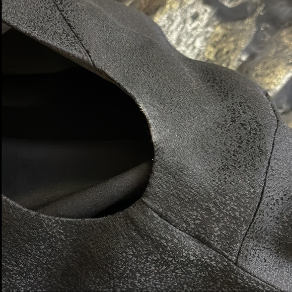 Cynthia Steffe Metallic Black Abstract Fit & Flare Dress 0 - Picture 9 of 10